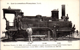 TRAIN LOCOMOTIVE MACHINE 2952 Carte Postale Ancienne /REF -VP9842 - Trains