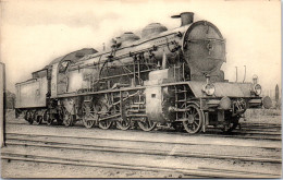 TRAIN LOCOMOTIVE MACHINE 141C1 Carte Postale Ancienne /REF -VP9789 - Trains