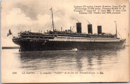 BATEAU PAQUEBOT LE PARIS Carte Postale Ancienne /REF -VP9708 - Steamers