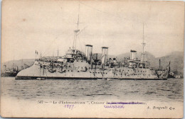 BATEAUX DE GUERRE LE D'ENTRECASTEAUX Carte Postale Ancienne /REF -VP9654 - Guerre