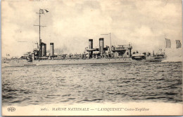 BATEAUX DE GUERRE LE LANSQUENET Carte Postale Ancienne /REF -VP9580 - Warships