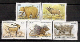 Tajikistan 1993●Fauna●●Tiere /Mi22-26 MNH - Tadschikistan