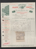 Bordeaux (33) Facture PARFUMERIE BIJON ERIZMA   1936  (PPP47503A) - 1900 – 1949