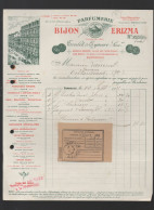 Bordeaux (33) Facture PARFUMERIE BIJON ERIZMA   1936  (PPP47503B) - 1900 – 1949