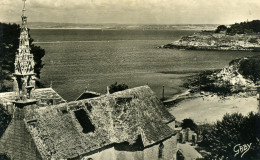 CPSM  TREBOUL - Panorama Et Chapelle Saint-Jean (Monument Historique - 1786) A Droite, L'Ile Tristan. - Tréboul