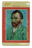 Van Gogh Peintre Peinture  Télécarte Chine  China Phonecarde (salon 618) - Chine
