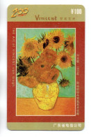 Van Gogh Peintre Peinture  Télécarte Chine  China Phonecarde (salon 619) - China