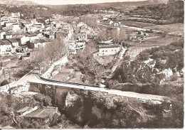 EN AVION AU-DESSUS DE ... JOUQUES (13) Le Pont De La Motte Et La Route D'Aix (Ed: Lapie) CPSM GF - Autres & Non Classés