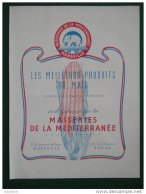 PUBLICITE PAPIER ORIGINALE - 1950 - MAISERIES DE LA MEDITERRANEE - MARSEILLE-DAKAR - Advertising