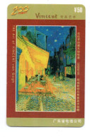 Vincent Van Gogh Peintre Peinture  Télécarte Chine  China Phonecarde (salon 621) - Chine