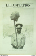 L'illustration 1901 N°3028 Tchad Togbao Gribingui Italie Messine Garde Tépublicaine Montceau (71) - 1850 - 1899