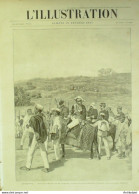 L'illustration 1897 N°2818 Abyssinie Harrar Ras Makonnen Crète Platania Mongolie Djoungar Banque De France - 1850 - 1899