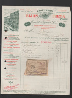 Bordeaux (33) Facture PARFUMERIE BIJON ERIZMA   1935  (PPP47503D) - 1900 – 1949