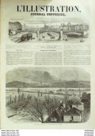 L'Illustration Journal Universel 1850 N°364 CHATOU (78) Italie ROME Villa SANTUCCI Algérie TEBESSA - 1850 - 1899