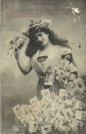 Bergeret Collectionneurs Jeune Femme Cartes Postales - Autres & Non Classés