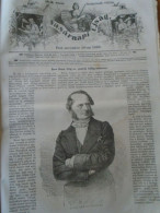 D203519 P557   Count Friedrich Ferdinand Von Beust  German And Austrian Statesman -Hungarian Newspaper  Frontpage 1866 - Stiche & Gravuren