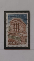 D49- TIMBRE OBLITÉRÉ FRANCE N °2133 - ANNÉE 1981-" SÉRIE TOURISTIQUE : MAISON CARRÉE, NÎMES ". - Gebraucht