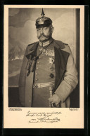 AK Generalfeldmarschall Paul Von Hindenburg In Uniform Mit Pickelhaube Und Ordensspange  - Historical Famous People
