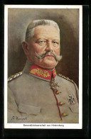 AK Generalfeldmarschall Paul Von Hindenburg  - Historische Figuren