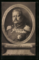 AK Gemälde Von Generalfeldmarschall Paul Von Hindenburg  - Personnages Historiques