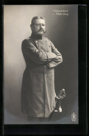 AK Generalfeldmarschall Paul Von Hindenburg In Uniform Mit Säbel  - Historische Persönlichkeiten