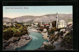 AK Mostar, Partie Am Narentar Ufer  - Bosnien-Herzegowina