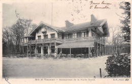 94 BOIS DE VINCENNES RESTAURANT DE LA PORTE JAUNE - Sonstige & Ohne Zuordnung