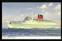 AK Passagierschiff RMS Caronia Der Cunard Line  - Dampfer