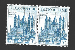 Belgique Tournai Doornik Lot 2 Timbres MNH Postzegel Stamp Belgie Htje - Ungebraucht