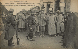 CPA56- GUER- Prisonniers Allemenands Attendant D'être Dirigés Sur Coëtquidan - Guer Cötquidan