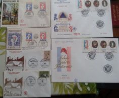6 Documents Sur Philexfrance 82 Et 89 (3+3) Dont Bloc De 89 Neuf - 4 Photos - Commemorative Postmarks