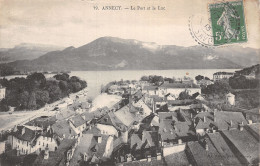 74 ANNECY LE PORT ET LE LAC - Annecy