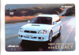 Voiture  SUBARU Legacy Télécarte Japon  Phonecard  (W Salon 625) - Japan