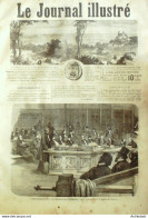 Le Journal Illustré 1865 N°71 Cannes (06) Lord Palmerston Rome Procession La Fête Dieu - 1850 - 1899