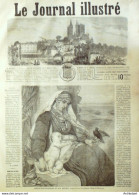 Le Journal Illustré 1865 N°55 Poissy (78) Coutances (14) Monténégro Angleterre Pauvre Jenny - 1850 - 1899