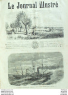 Le Journal Illustré 1866 N°277 Marseille (13) Reims (51) Croissy (78) Jeanne D'Arc - 1850 - 1899