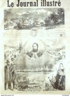 Le Journal Illustré 1865 N°61 Sallanches (74) Dom Pédro Le Brésil Et L'Uruguay - 1850 - 1899