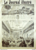 Le Journal Illustré 1865 N°48 Chateauroux (36) Leipzig Concert De Carlotta Normandie Fête Des Rois - 1850 - 1899