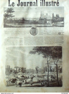 Le Journal Illustré 1865 N°65 Bayeux (14) Maroc Djurdjura Bit-El-Ma Miedjelès Fantasia Amins - 1850 - 1899