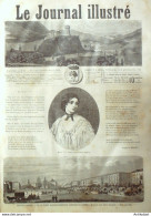 Le Journal Illustré 1865 N°91 Allemagne Leipzig Lourdes (65) Algérie Emir Abd-El-Kader Inde Lucknow - 1850 - 1899