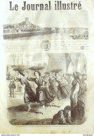 Le Journal Illustré 1865 N°77 Biarritz Bayonne (64) Marchandes De Sardines Crest (26) - 1850 - 1899