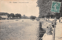 77 LAGNY UNE PARTIE DE PECHE - Lagny Sur Marne