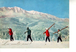 ROMANIA 307y1966 SKIING, MOUNTAIN LANDSCAPE, Unused Postal Stationery Prepaid Card - Registered Shipping! - Ganzsachen