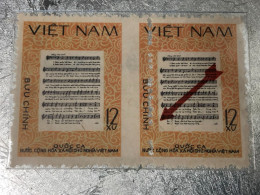 VIET NAM Stamps PRINT ERROR-1980-(12XU-no371 Tem In Lõi LET KHUNG-)2-STAMPS-vyre Rare - Viêt-Nam