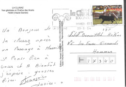 TIMBRE N° 3653 - COURSE LANDAISE - TARIF 1 6 03 / 28 2 05 - SEUL SUR LETTRE - FLAMME -  LA CLUSAZ 74 - 2004 - Tarifs Postaux