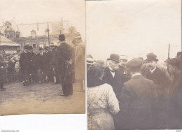 AISNE SAINT QUENTIN GEORGES CLEMENCEAU EN VISITE JUILLET 1919 - Personnes Identifiées