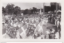 MARTINIQUE FORT DE FRANCE DEFILE MARINS CIRCA 1950 - Schiffe