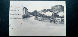 04 , Gréoux Les Bains , L'entrée Du Village En 1902...........beau Plan - Gréoux-les-Bains