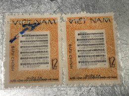 VIET NAM Stamps PRINT ERROR-1980-(12XU-no371 Tem In Lõi LET KHUNG-)2-STAMPS-vyre Rare - Vietnam