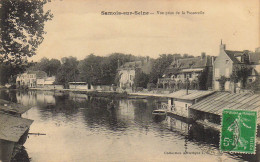 77 SAMOIS SUR SEINE VUE PRISE DE LA PASSERELLE - Samois